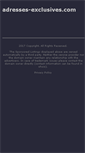 Mobile Screenshot of adresses-exclusives.com